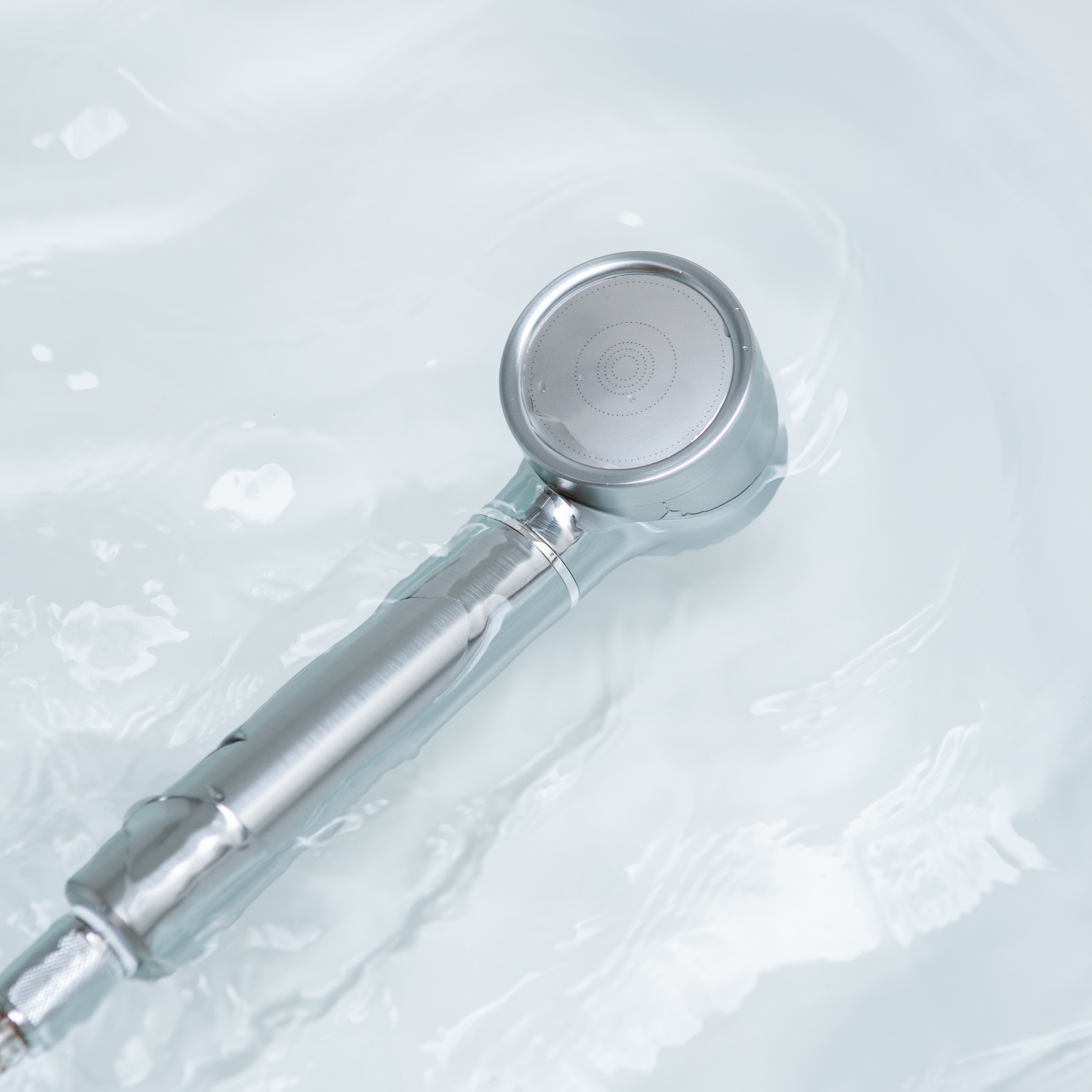 handheld shower head with chloramine water purifier