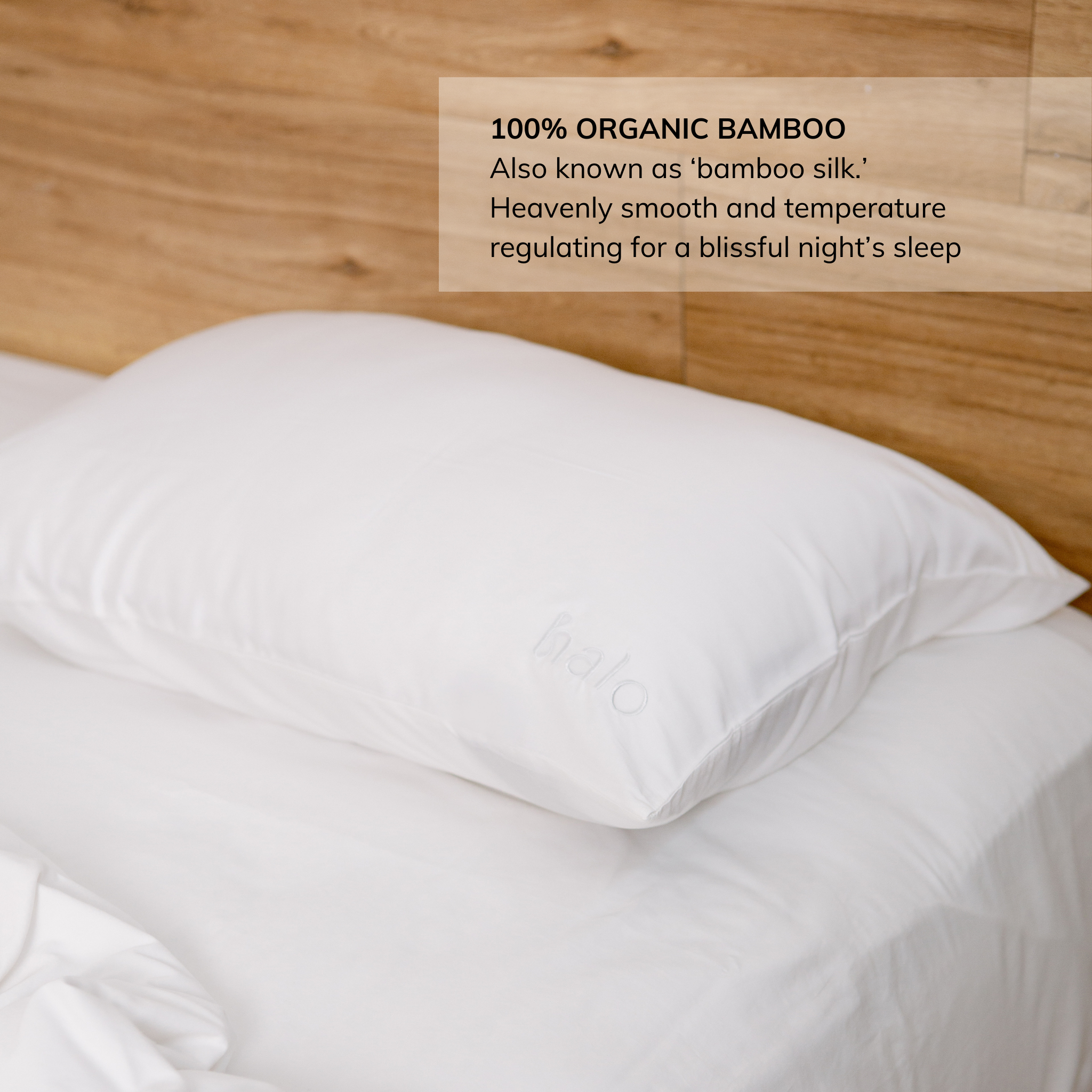 Clear Skin Bamboo Pillowcase - White