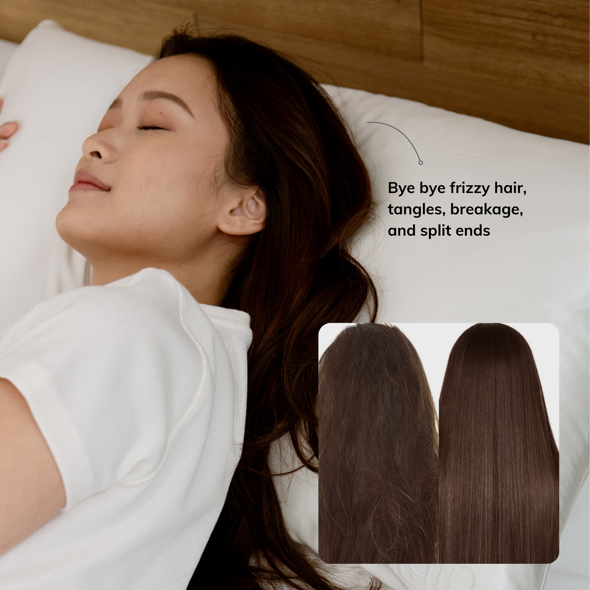 Clear Skin Silk Pillowcase - Champagne