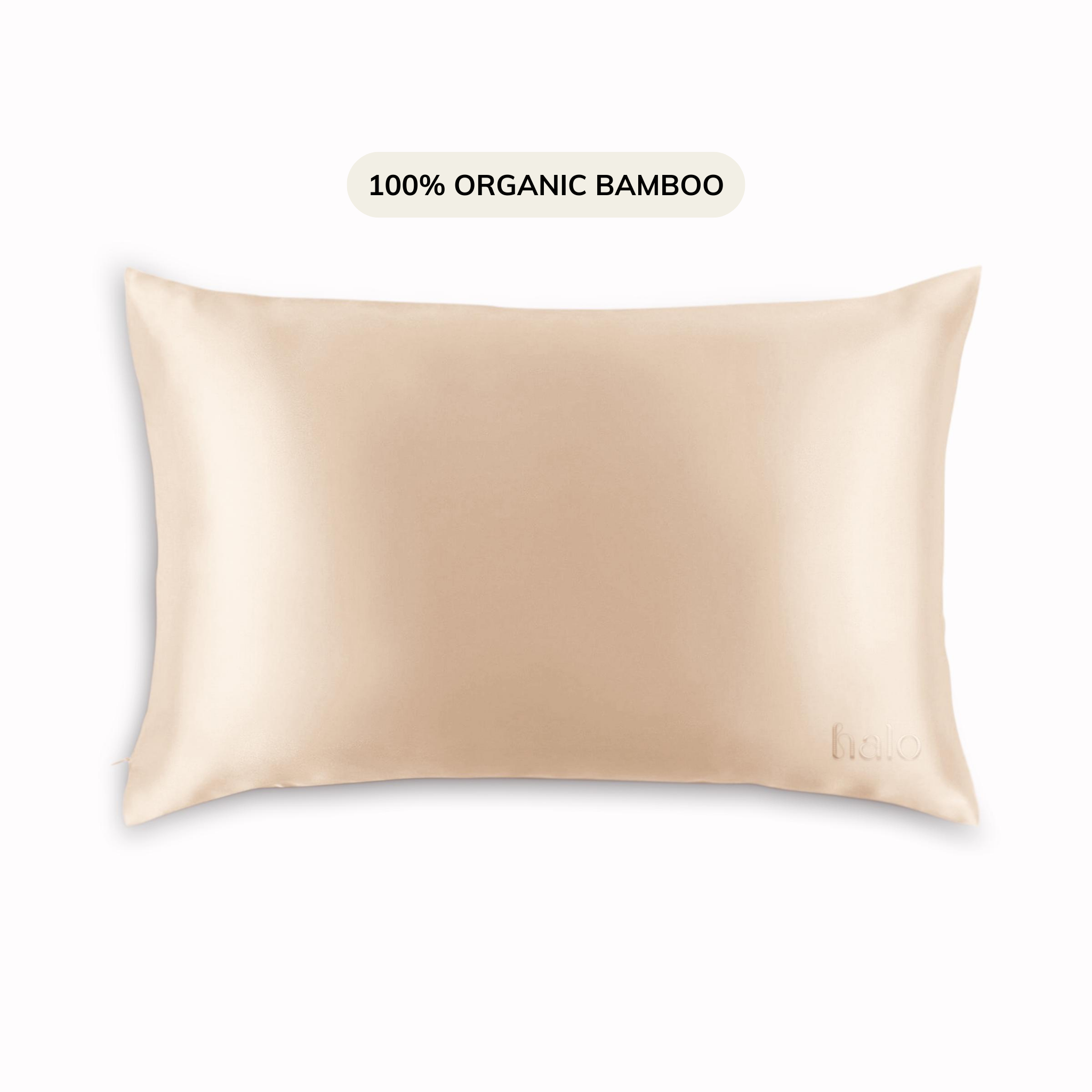 Clear Skin Bamboo Pillowcase — Champagne
