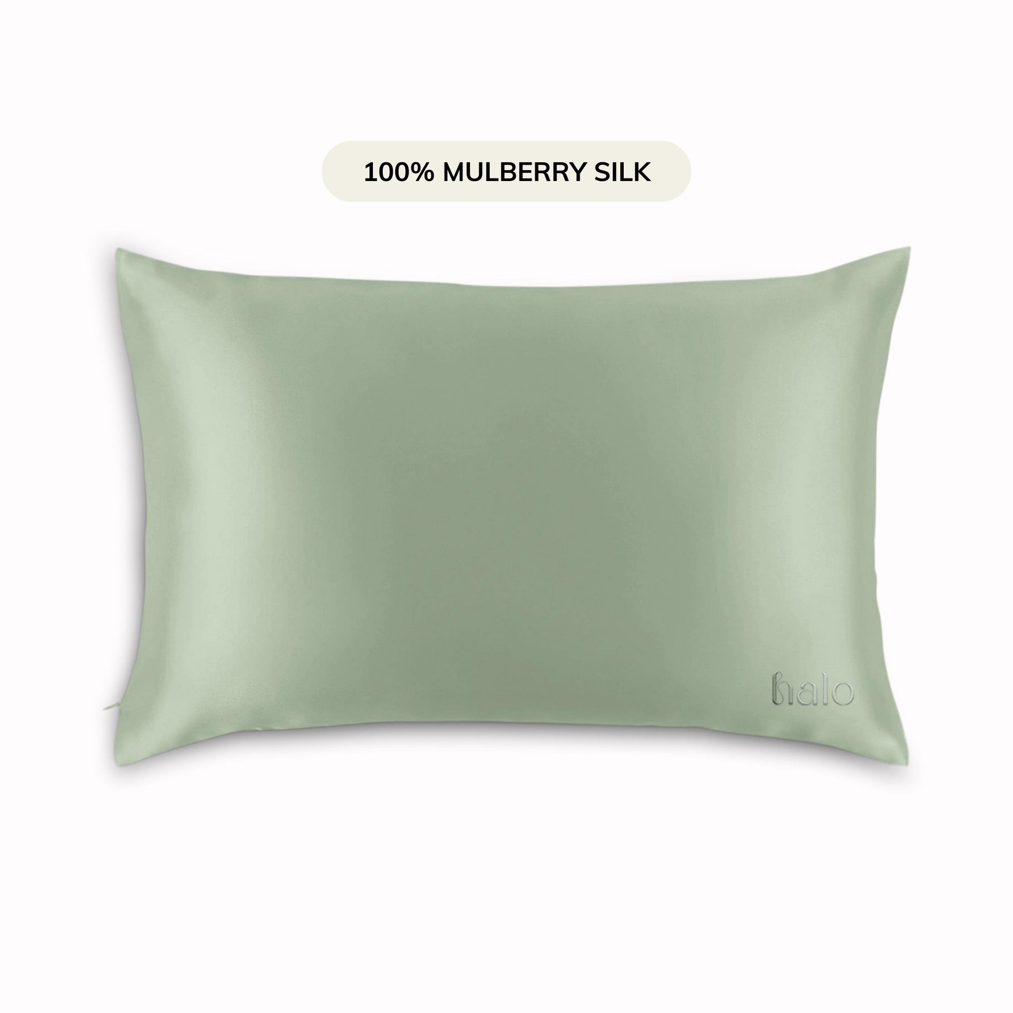 Clear Skin Silk Pillowcase - Sage