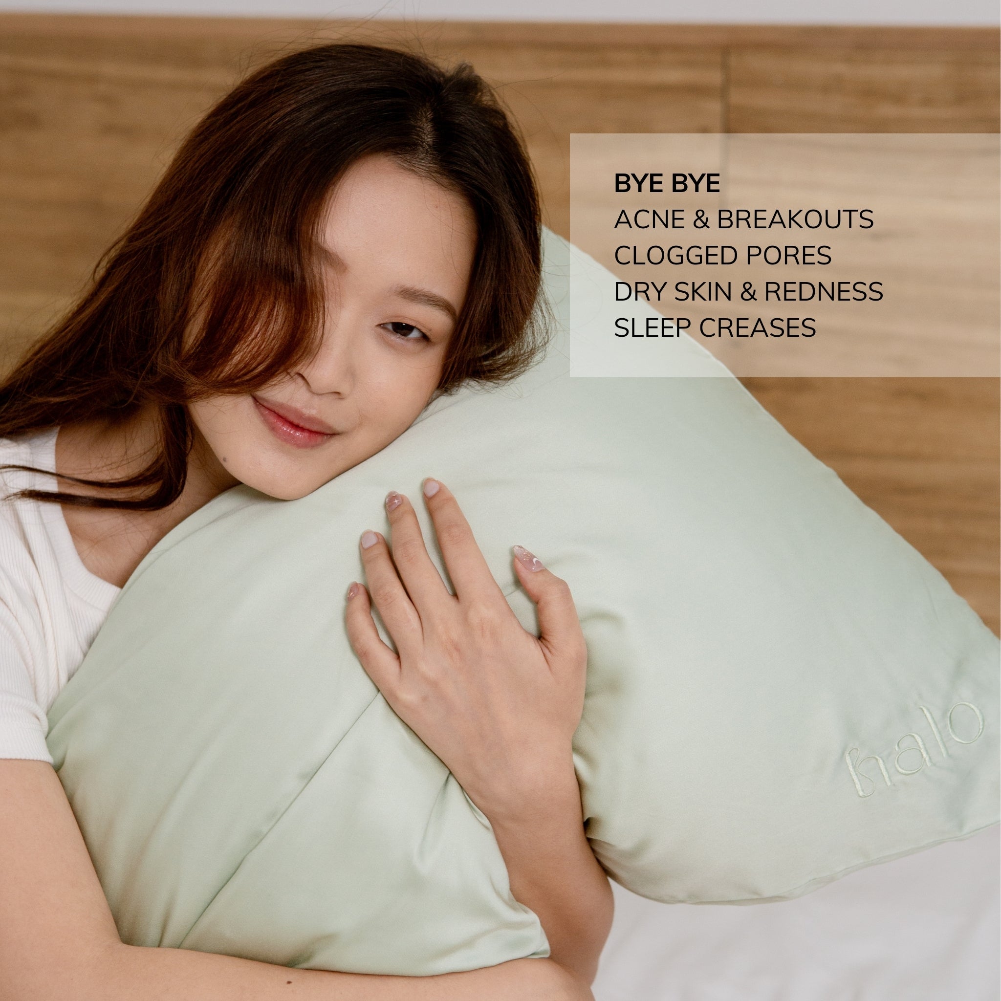 Clear Skin Bamboo Pillowcase - Champagne